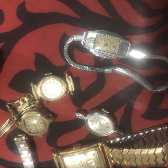 Beautiful working and non gold/silver men’s and women’s vintage rare watches - Picture 4 of 5